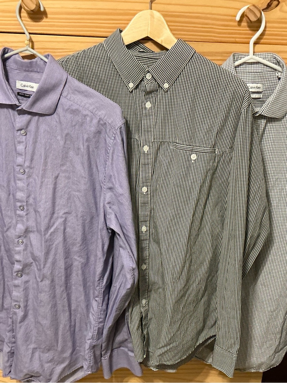 Bundle of 3 Calvin Klein Men’s Button-Down Shirts
